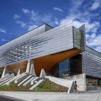 A color photo of Gates Hall on Cornell University's Ithaca campus